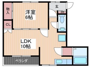 田渕ビルB棟の物件間取画像